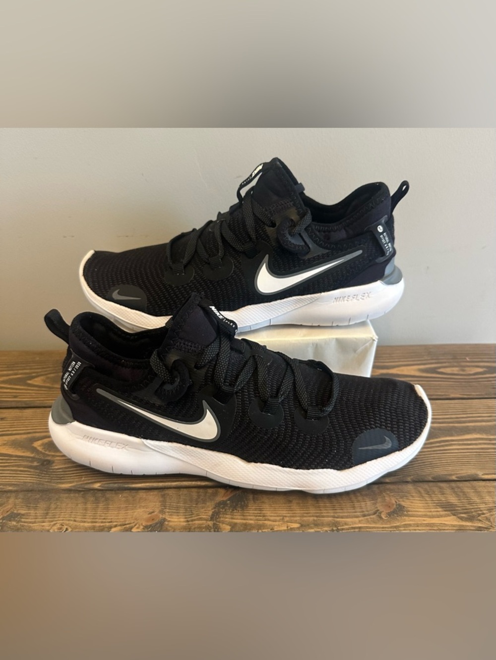 Nike Flex 2020 RN Running Shoes Black/White CJ0217-001 Women’s Size 7